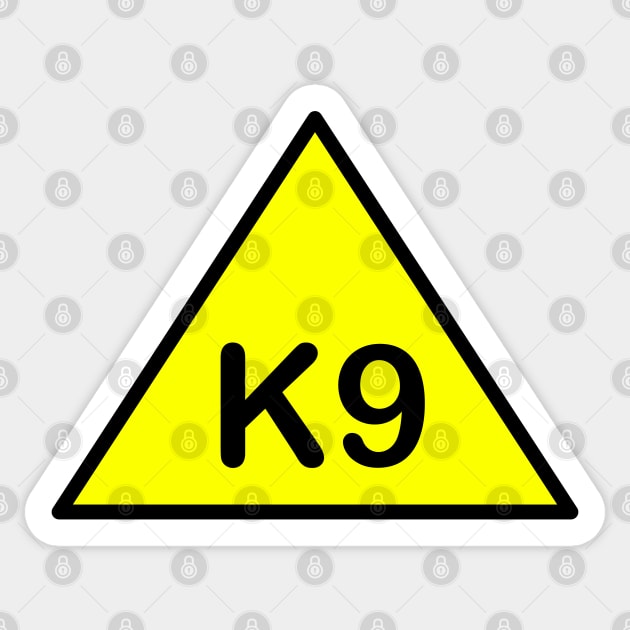 K9 Sticker by mariauusivirtadesign